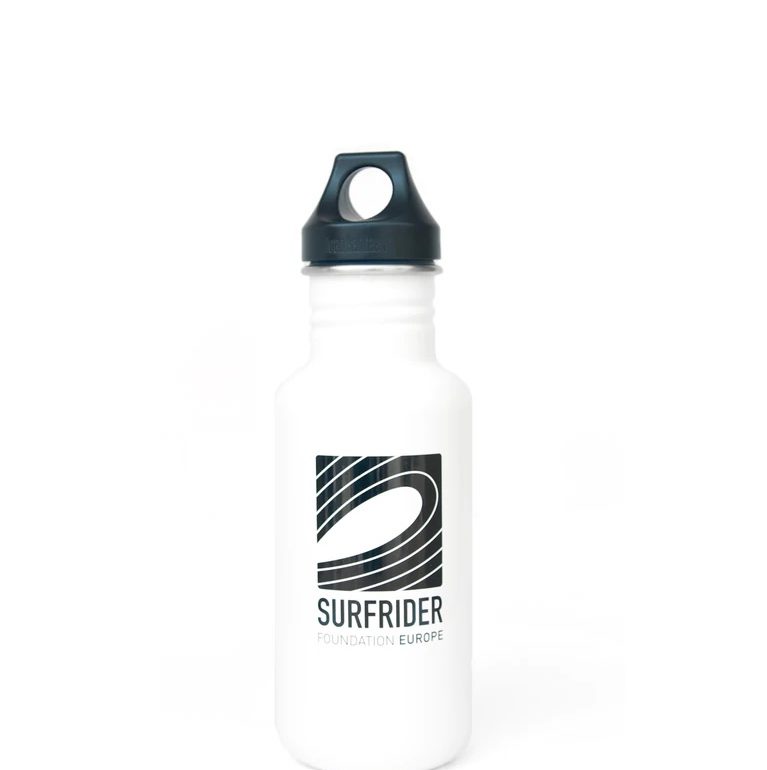 Gourde Inox 53 cl Klean Kanteen X Surfrider blanc SFE • Boutique