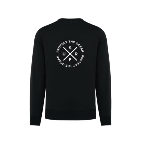 Protect the Ocean unisex black sweat 