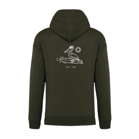 Unisex Green Hoodie – Pelican