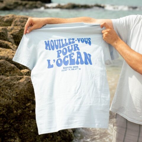 T-shirt unisexe - Mouillez-vous pour l'océan bleu